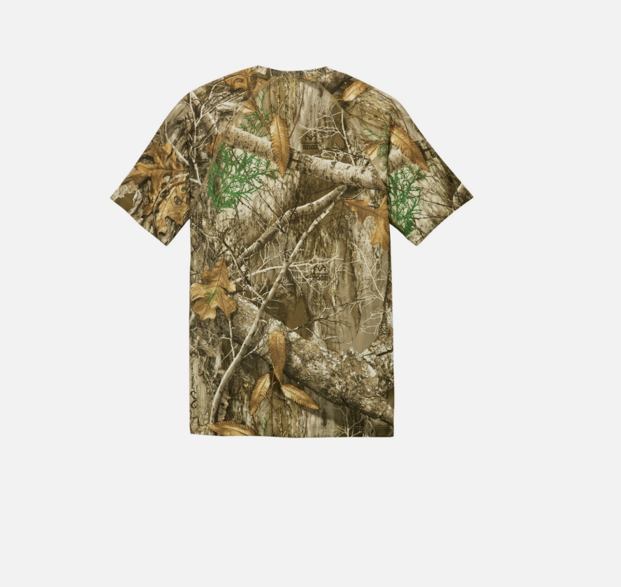 MEN'S REALTREE EDGE CAMOUFLAGE, LONG SHORT SLEEVE, PERFORMANCE T-SHIRT