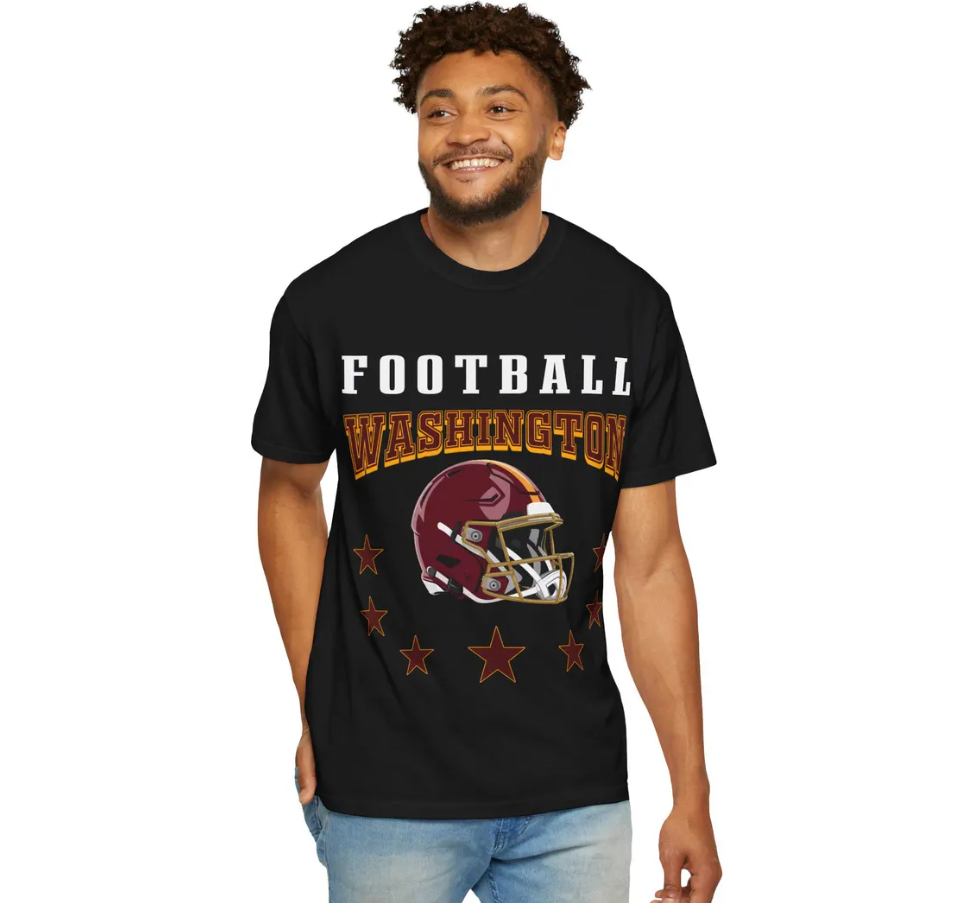 Washington Commanders T-Shirt, Washington Football, NFL Football Tee, Casual Game Day Shirt, Team Fan Apparel