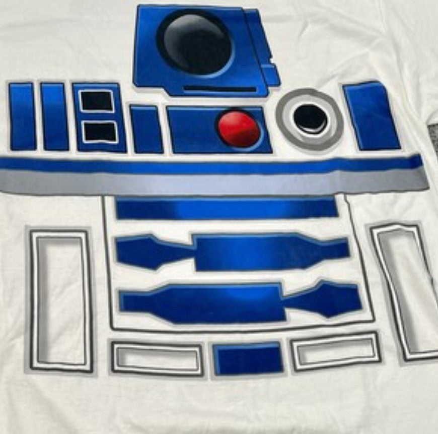 Hard To Find Disneyland R2-D2 Star Wars Costume T-Shirt World Parks Adult