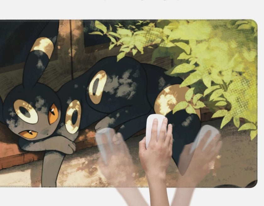 Board Card Game Pokemon Umbreon Gaming Mouse Pad PTCG CCG MTG Play Mat, Choose Size