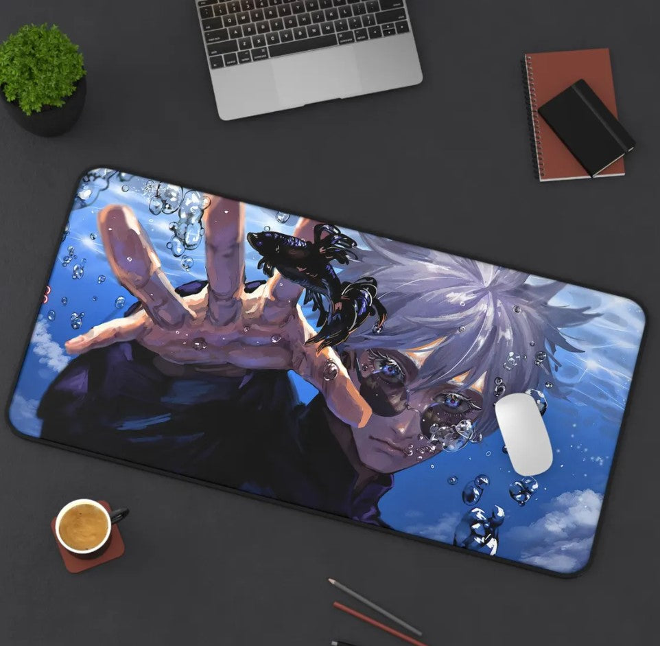 Anime Jujutsu Kaisen Gojo Satoru Desk Mat, Mouse Pad, Choose Size