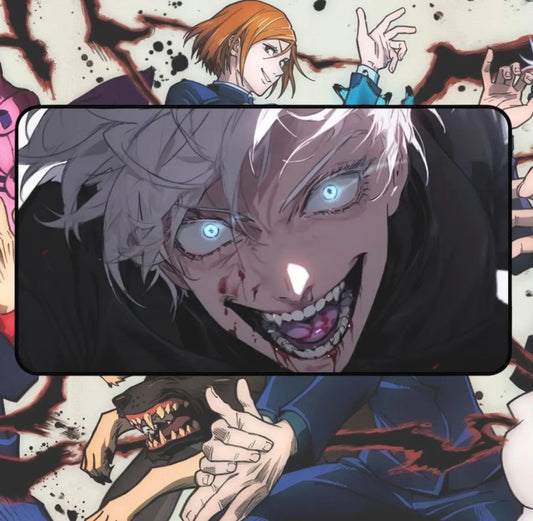 Anime Jujutsu Kaisen Gojo Satoru Desk Mat, Mouse Pad, Choose Size