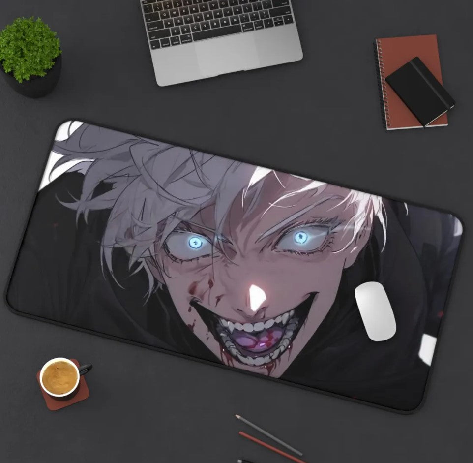 Anime Jujutsu Kaisen Gojo Satoru Desk Mat, Mouse Pad, Choose Size