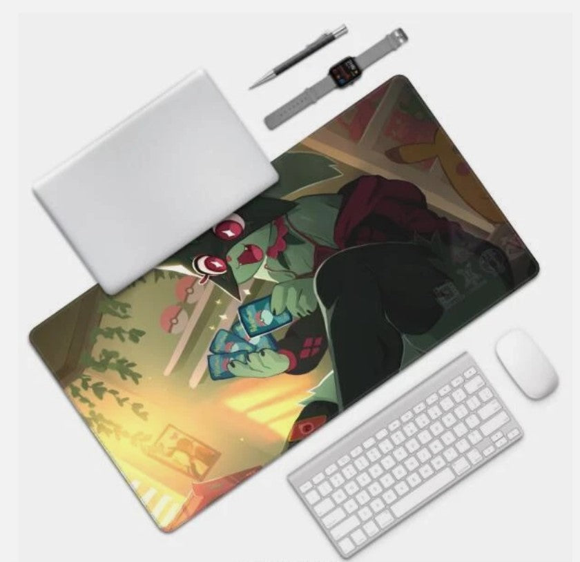 Board Card Game Pokemon Meowscarada Gaming Mouse Pad PTCG CCG MTG Play Mat, Choose Size