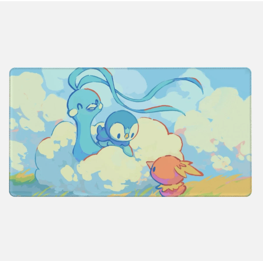 Board Card Game Pokemon Piplup 3143 Gaming Mouse Pad PTCG CCG MTG Play Mat