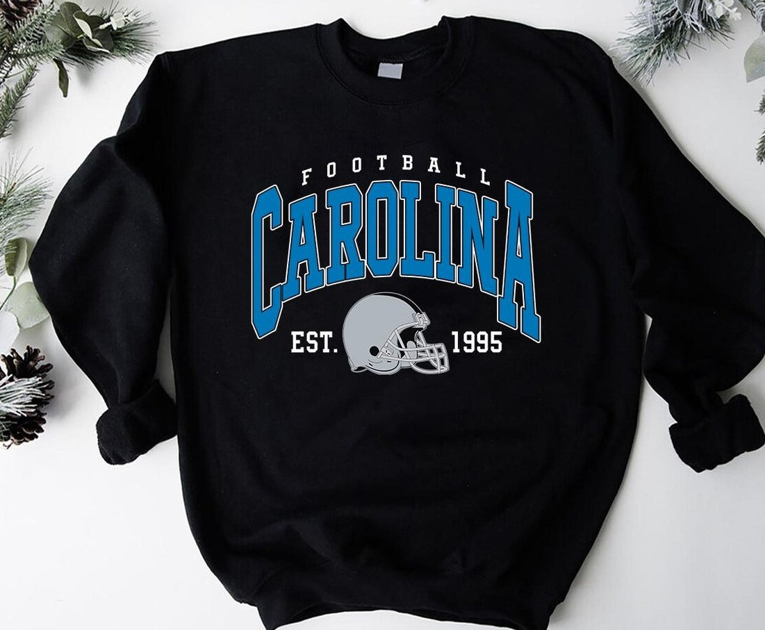Carolina Football Shirt: Sunday Crewneck Sweatshirt, Comfort Colors Retro Game Day Tee