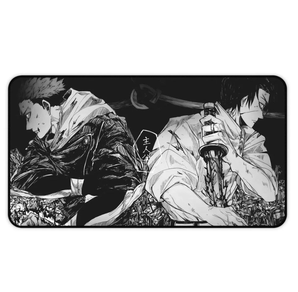 Anime Jujutsu Kaisen Sukuna-Yuji Desk Mat, Mouse Pad, Choose Size