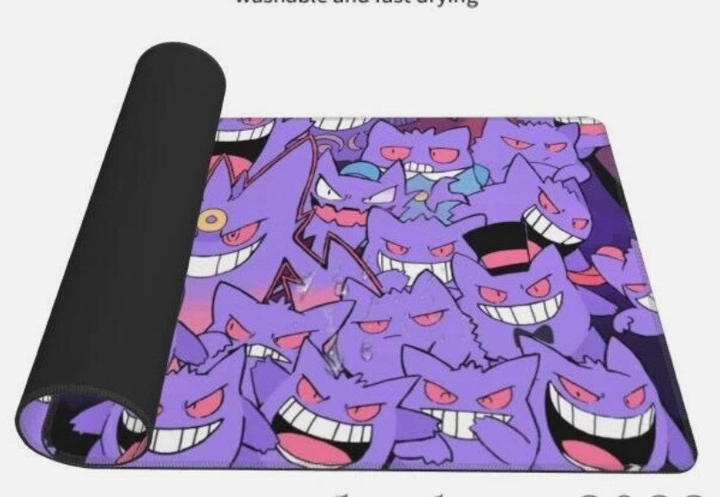 Board Card Game Pokemon Gengar Gaming Mouse Pad PTCG CCG MTG Play Mat, Choose Size