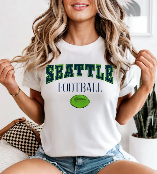 Football Shirt Seattle Seahawks Game Day Tee for Fans, Seahawks Lover Gift, Seattle Sports T-Shirt, Football Fan Apparel