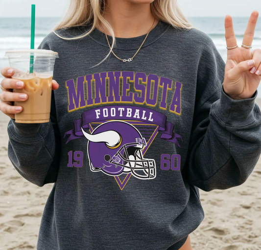 Vintage 90s Style Minnesota Football Comfort Colors Shirt, Vintage Comfort Colors Vikes Shirt,Vintage Minnesota Crewneck,Minnesota Fan Gift