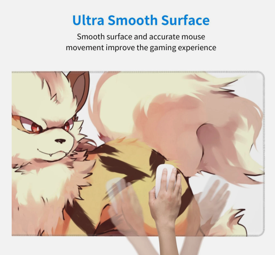 Board Card Game Pokemon Arcanine 3750 Gaming Mouse Pad PTCG CCG MTG Play Mat