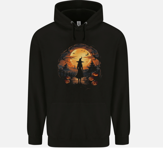 Witch Halloween Sunset Mens