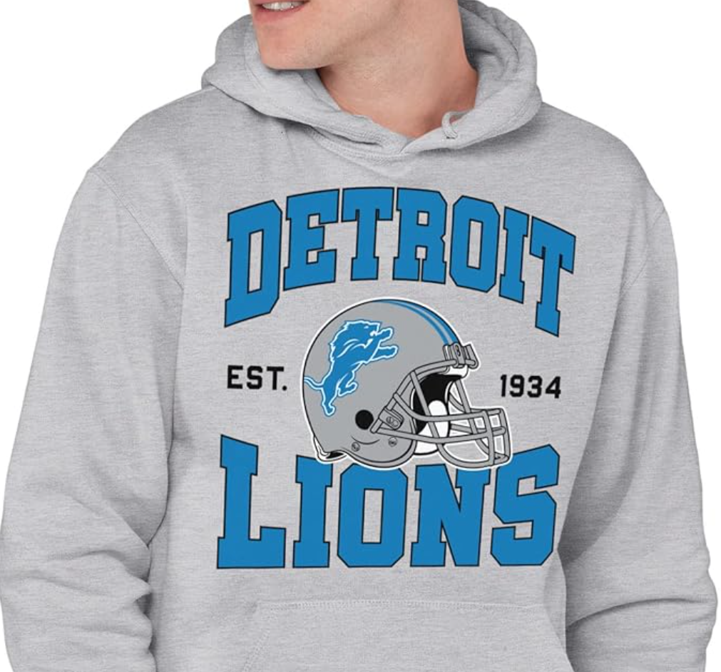Junk Food Clothing x NFL - Team Helmet - Unisex Adult Pullover Hoodie for Men and Women - Officially Licensed NFL Apparel