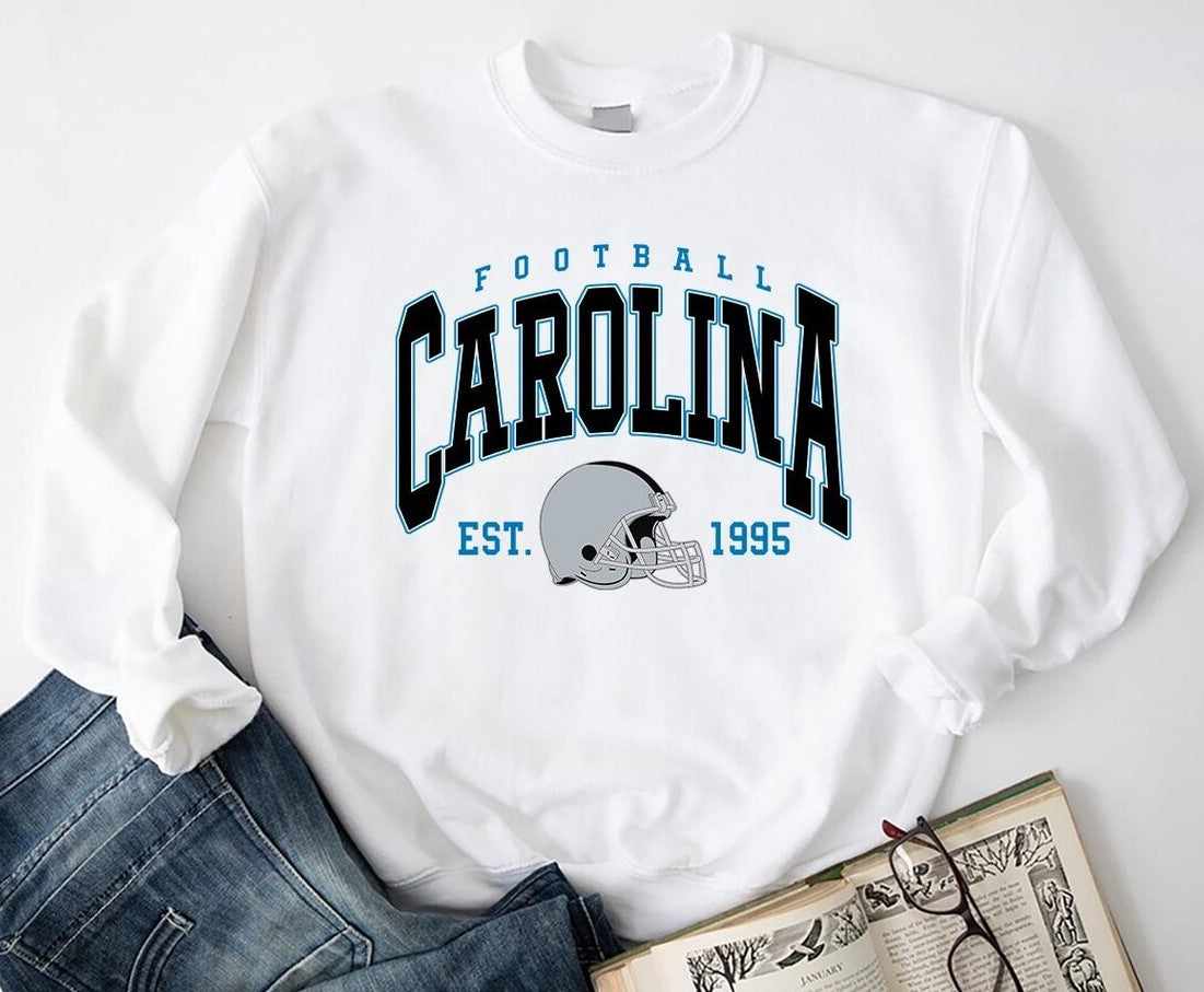 Carolina Football Shirt: Sunday Crewneck Sweatshirt, Comfort Colors Retro Game Day Tee