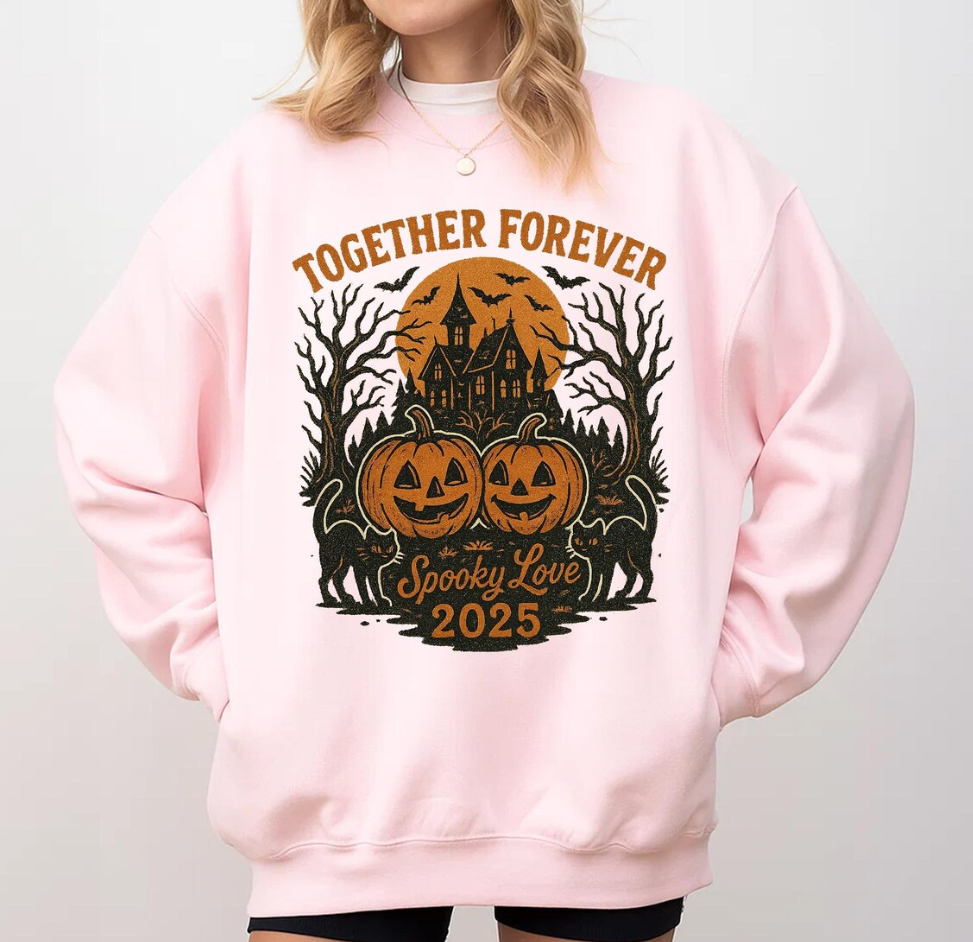 Retro Halloween SPOOKYVILLI Mash Sweatshirt, Halloweentown Est 1992 Sweatshirt, Halloween Aesthetic, Vintage Halloween Sweatshirt