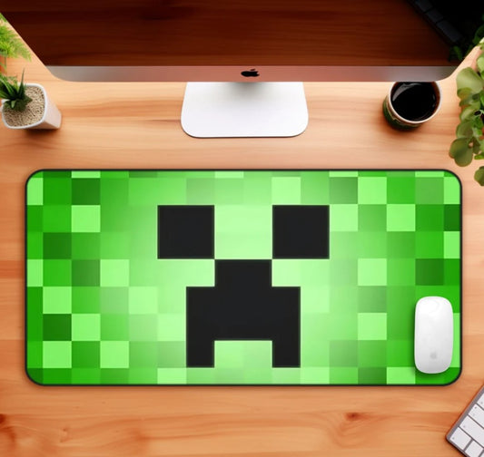 Iconic creeper head texture mouse pad, Choose Size
