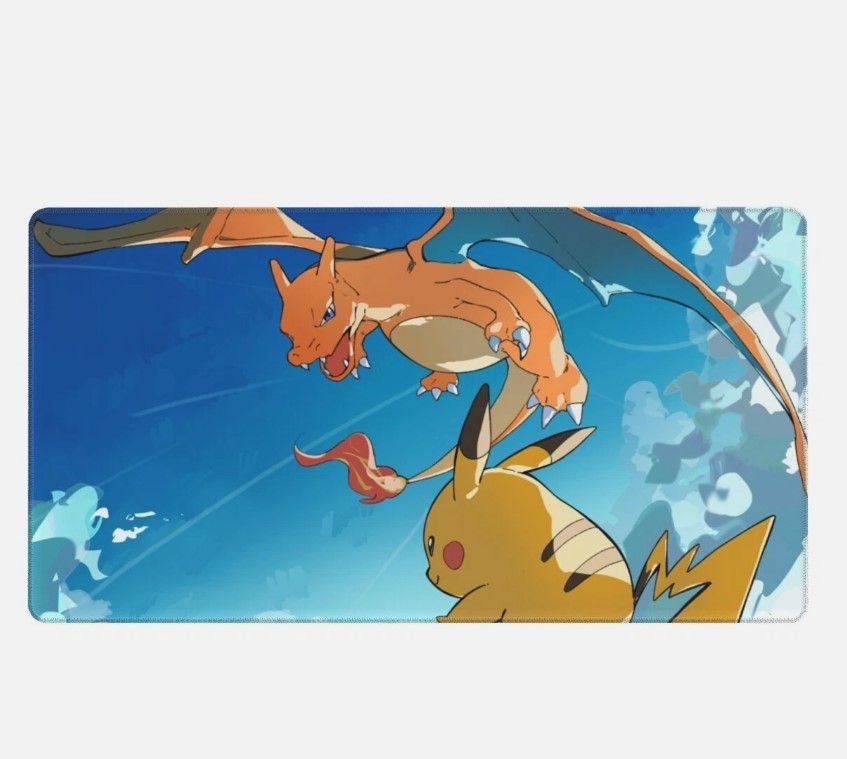 Board Card Game Pokemon Charizard Gaming Mouse Pad PTCG CCG MTG Play Mat, Choose Size