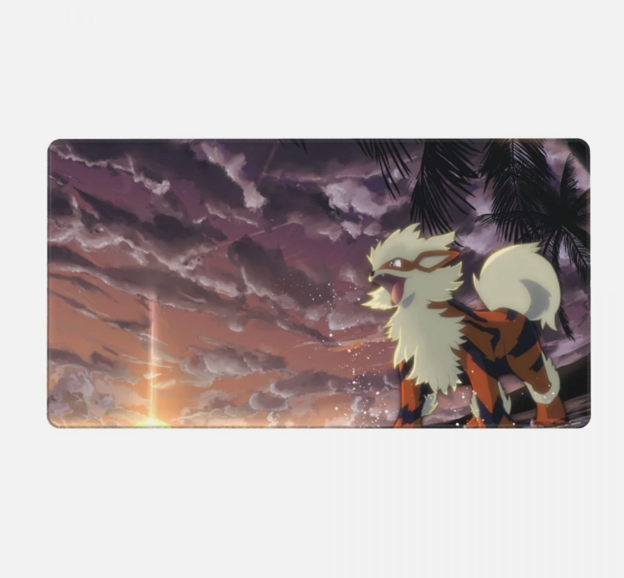 Board Card Game Pokemon Arcanine 225802 Mouse Pad PTCG CCG MTG Games Play Mat