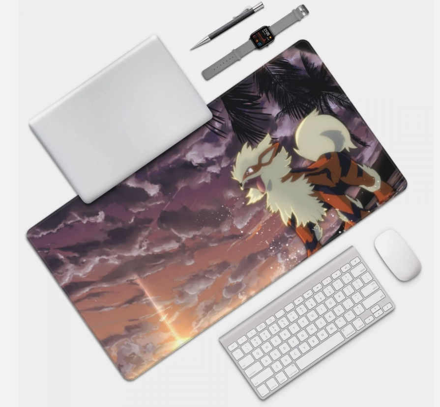 Board Card Game Pokemon Arcanine 225802 Mouse Pad PTCG CCG MTG Games Play Mat