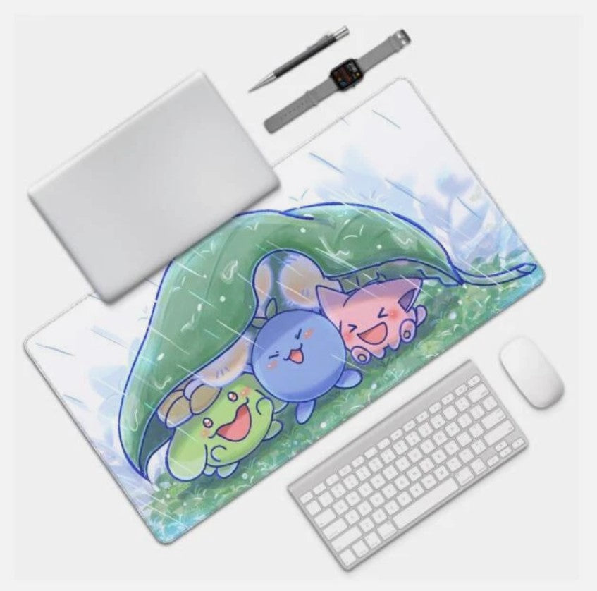 Board Card Game Pokemon Hoppip Gaming Mouse Pad PTCG CCG MTG Play Mat, Choose Size