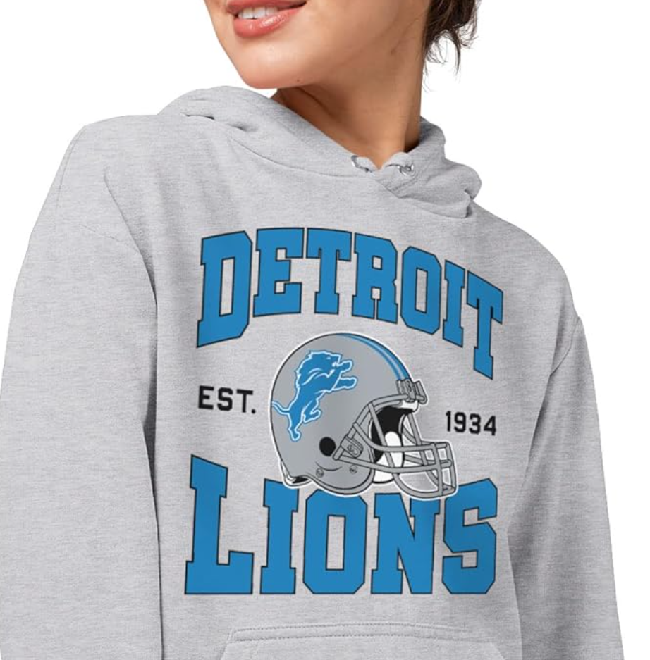 Junk Food Clothing x NFL - Team Helmet - Unisex Adult Pullover Hoodie for Men and Women - Officially Licensed NFL Apparel