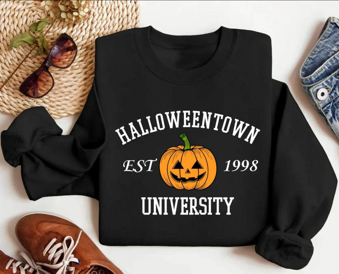 Halloweentown Est 1998 Sweatshirt, Halloweentown Hoodie, Pumkin Sweatshirt, Halloween Gift Hoodie, Halloween Gift Sweatshirt, Pumpkin Hoodie