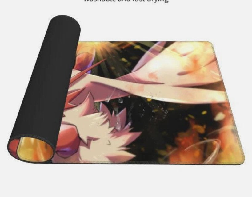 Board Card Game Pokemon Blaziken Gaming Mouse Pad PTCG CCG MTG Play Mat, Choose Size