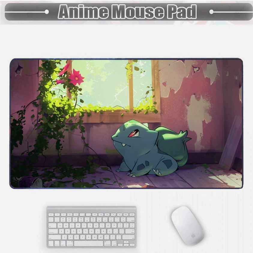 Board Card Game Pokemon Bulbasaur Gaming Mouse Pad PTCG CCG MTG Play Mat, Choose Size