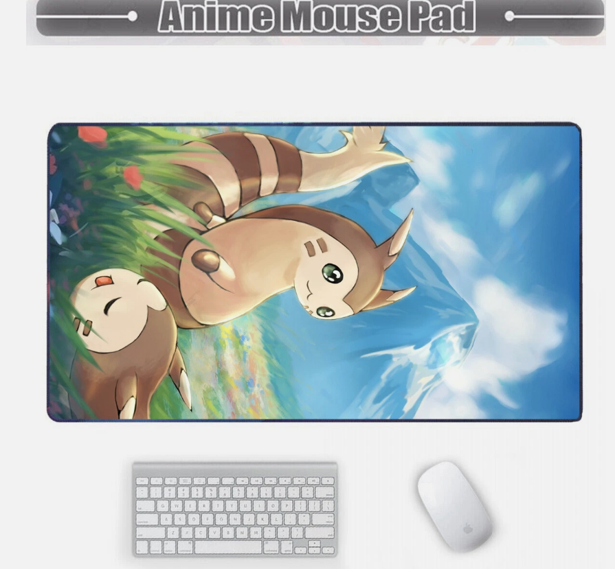 Board Card Game Pokemon Furret 2226 Gaming Mouse Pad PTCG CCG MTG Play Mat