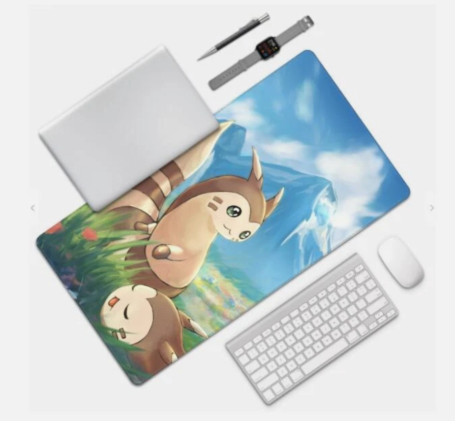 Board Card Game Pokemon Furret 2226 Gaming Mouse Pad PTCG CCG MTG Play Mat