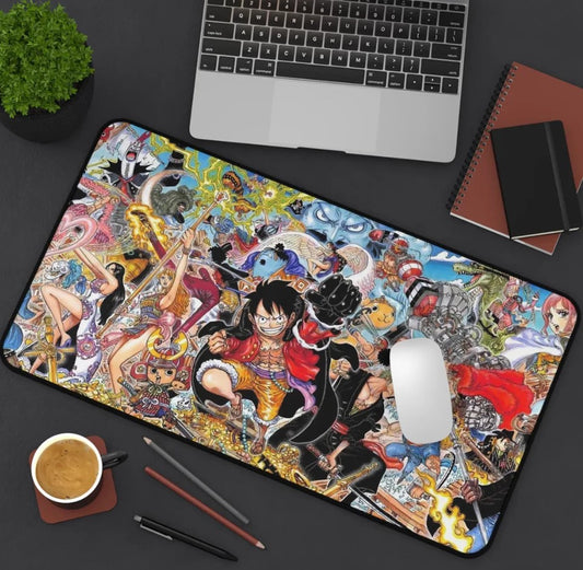 Anime One Piece Luffy Desk Mat, Mouse Pad, Choose Size