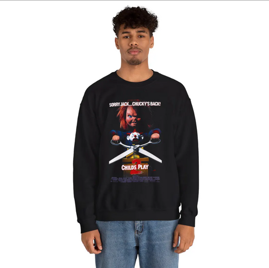Chucky Movie Halloween Sweatshirt: Spooky Season Unisex Crewneck