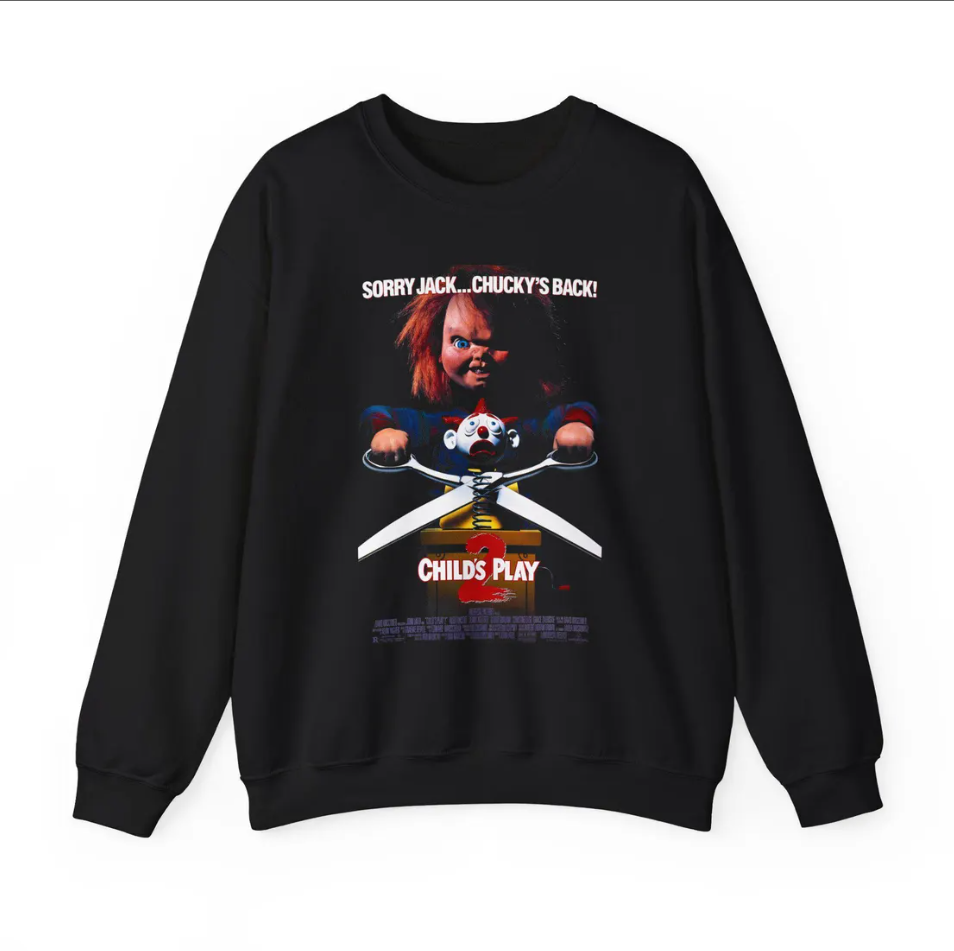 Chucky Movie Halloween Sweatshirt: Spooky Season Unisex Crewneck
