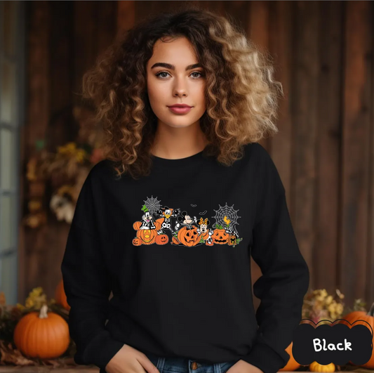 Mickey and Friends Halloween Sweater,Disney Halloween Shirt,Hocus Pocus Shirt,Spooky Season Shirt, Disney Pumpkin Shirt, Disney Spooky Shirt