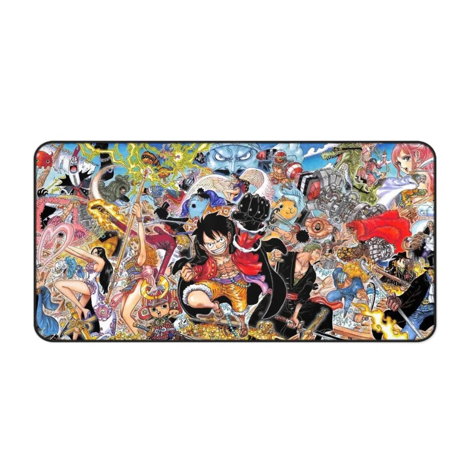 Anime One Piece Luffy Desk Mat, Mouse Pad, Choose Size