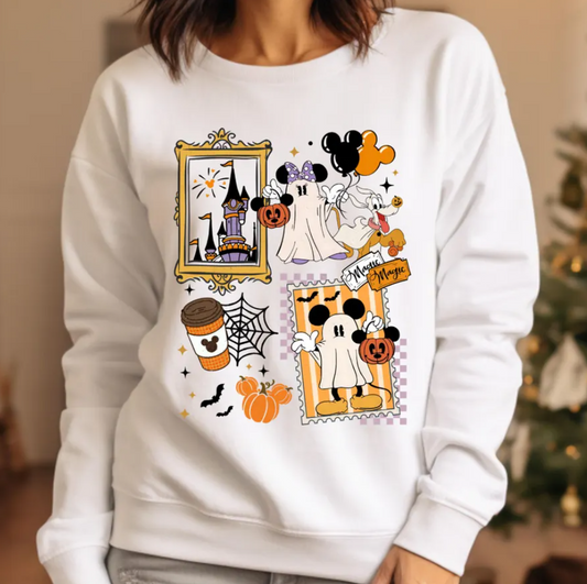Disney Halloween Hoodie, Halloween Mickey & Friends Sweatshirt, Magic Kİngdom, Mickey Spooky Sweatshirt, Disneyland Vacation
