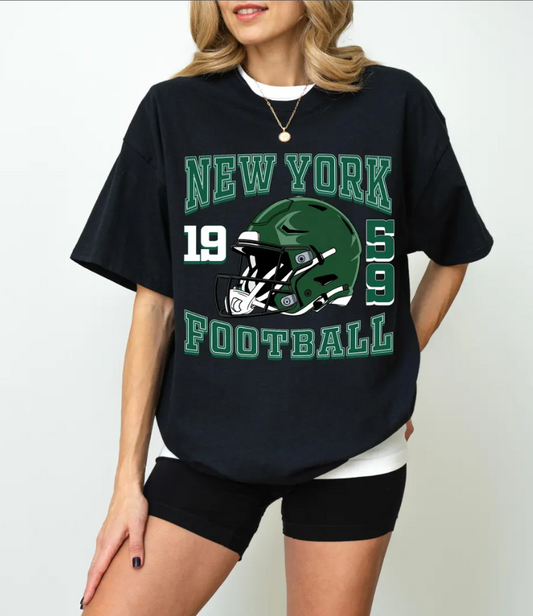 New York Football 1969 T-Shirt Vintage Sports Fan Apparel, Gridiron Gift, Game Day Style, New York Football