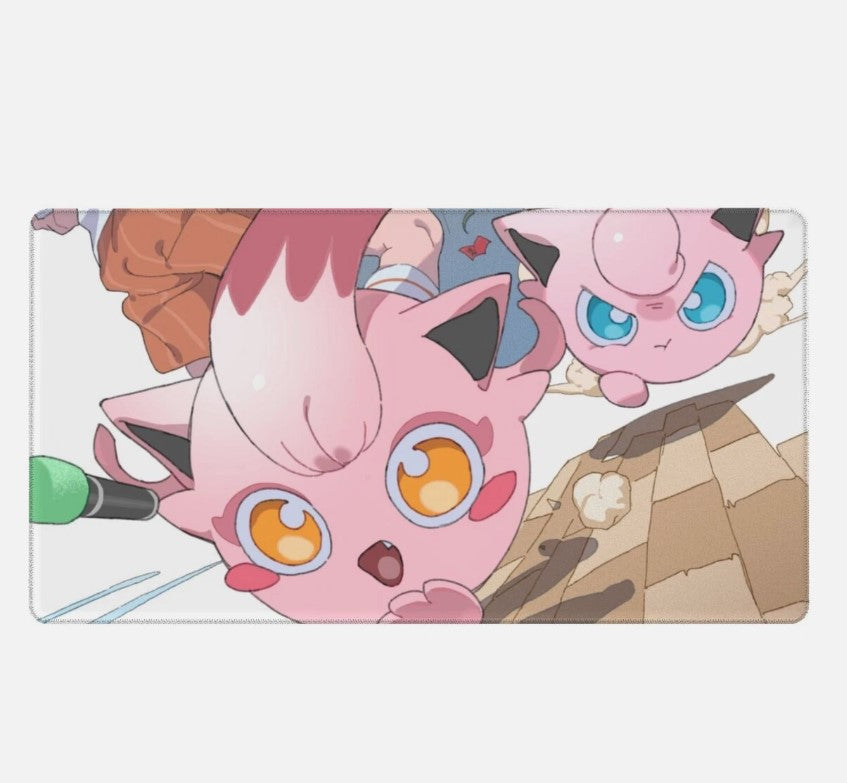 Board Card Game Pokemon Jigglypuff Gaming Mouse Pad PTCG CCG MTG Play Mat, Choose Size