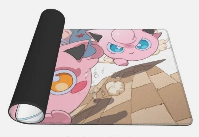 Board Card Game Pokemon Jigglypuff Gaming Mouse Pad PTCG CCG MTG Play Mat, Choose Size