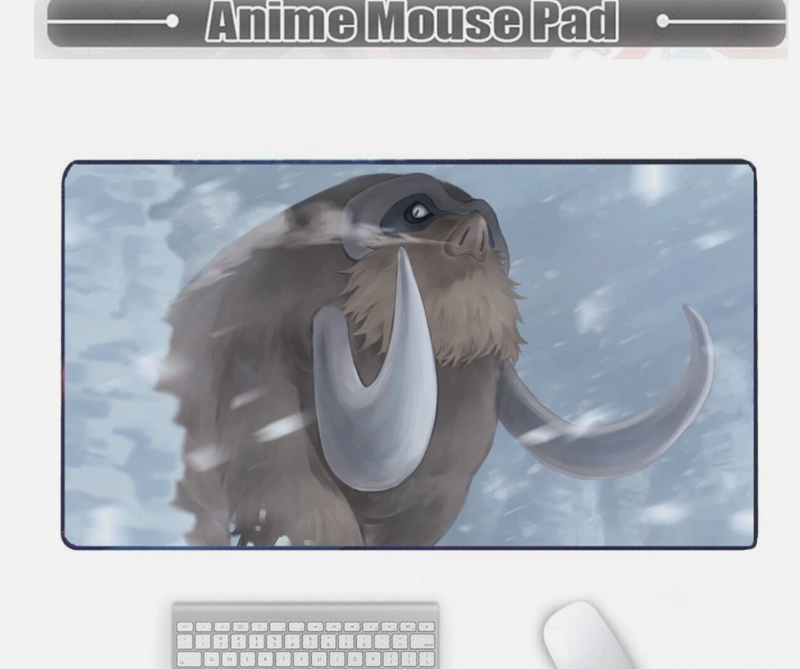 Board Card Game Pokemon Mamoswine 2335 Gaming Mouse Pad PTCG CCG MTG Play Mat