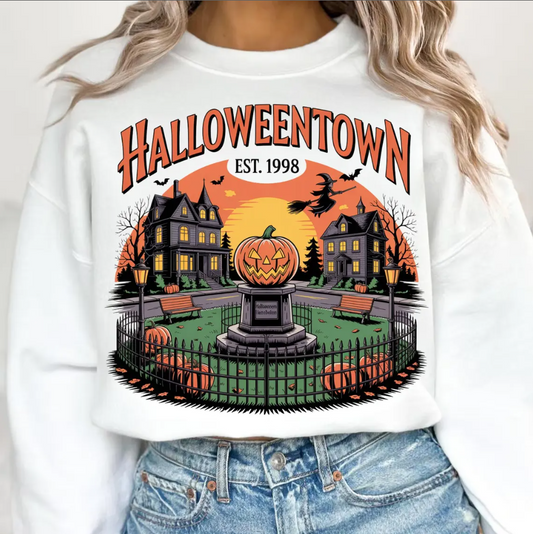 Halloweentown Est 1998 Sweatshirt, Halloweentown University, Retro Halloweentown Sweatshirt, Fall Sweatshirt, Halloween Sweatshirt