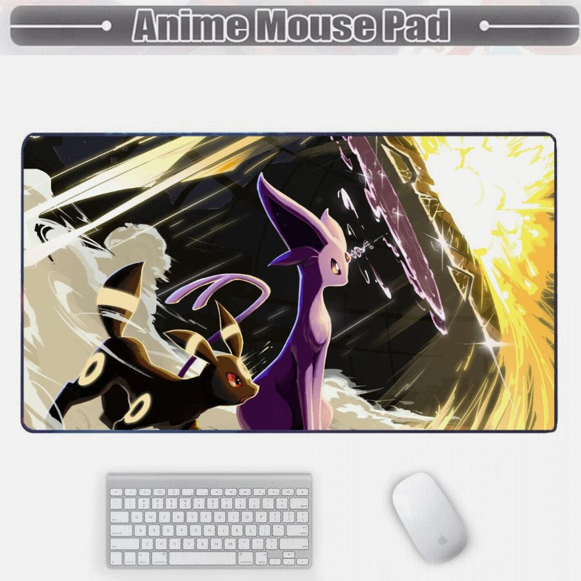 Board Card Game Pokemon Espeon Umbreon Mouse Pad PTCG CCG MTG Play Mat, Choose Size