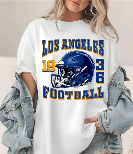 Los Angeles Football T-Shirt, Sweatshirt, LA 1936 Helmet Tee, Game Day Apparel, Sports Fan Gift, Trendy Graphic Design