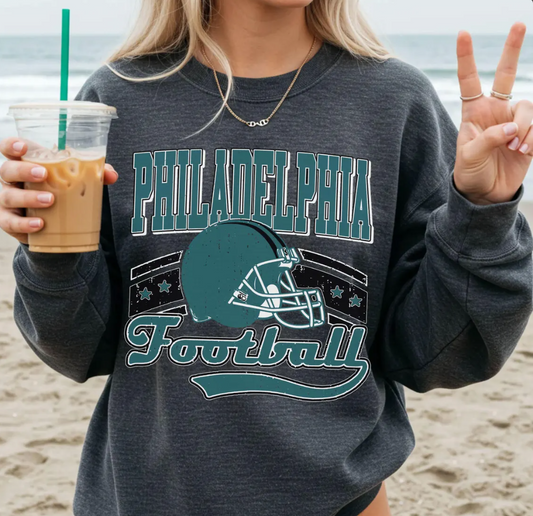 Vintage 90s Style Philadelphia Football Shirt, The Birds Game Day T Shirt, Sundays Are For The Birds Football Season Gift For Fans