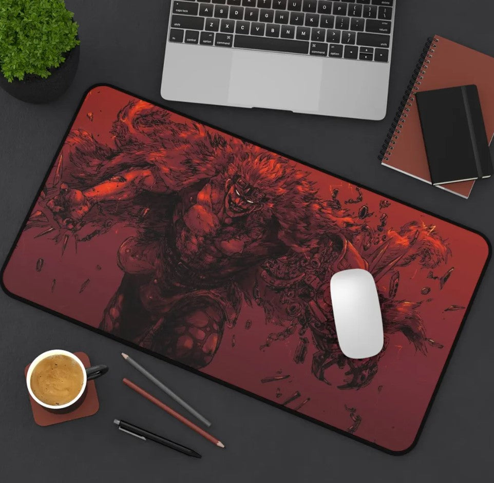 Anime One Piece Captain Kidd Desk Mat, Mouse Pad, Choose Size