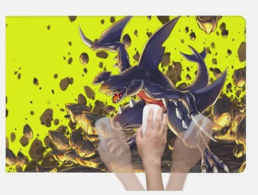 Board Card Game Pokemon Garchomp Gaming Mouse Pad PTCG CCG MTG Play Mat, Choose Size