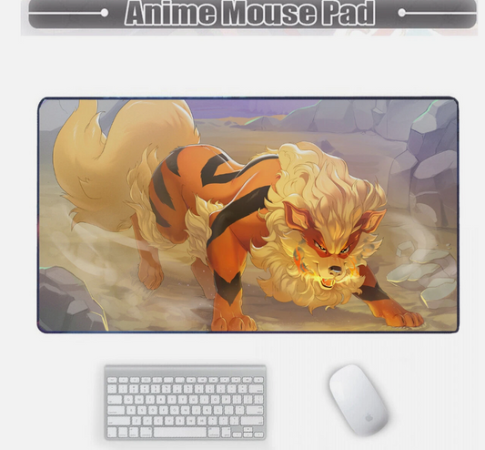 Board Card Game Pokemon Arcanine 225550 Mouse Pad PTCG CCG MTG Games Play Mat