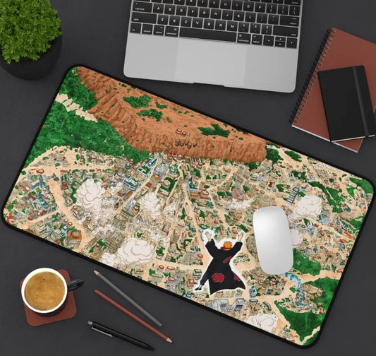 Anime Naruto Pain Desk Mat, Mouse Pad, Gamer Gift, Anime Fan, Choose Size