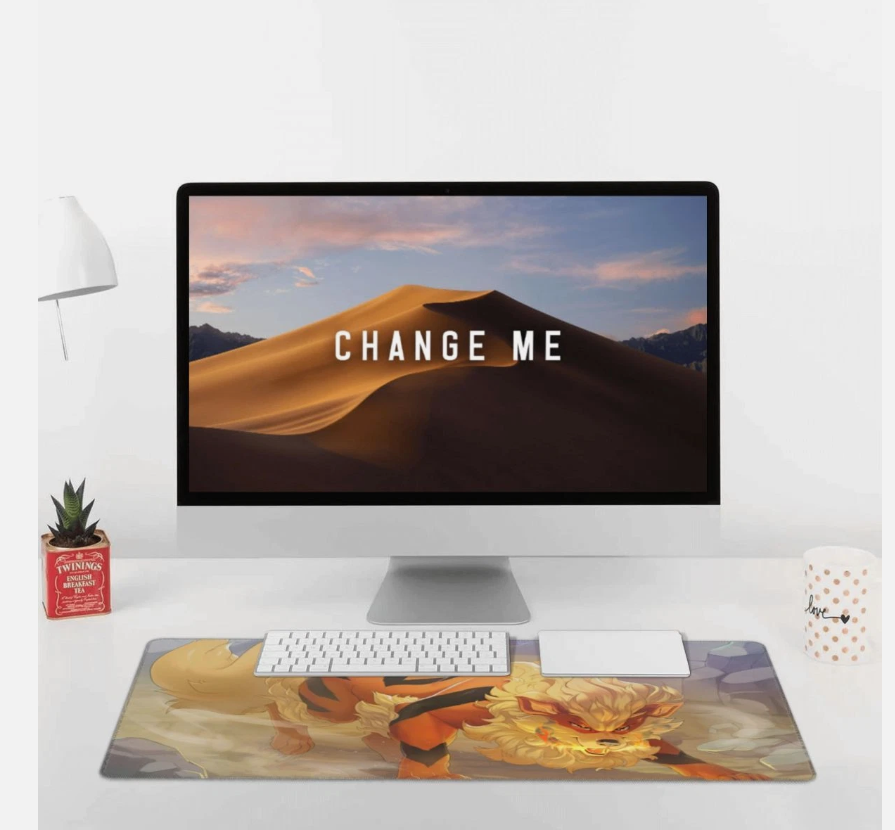 Board Card Game Pokemon Arcanine 225550 Mouse Pad PTCG CCG MTG Games Play Mat