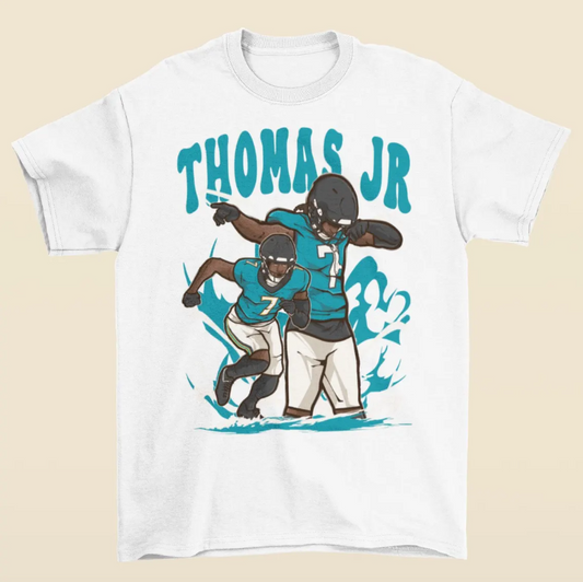 Brian Thomas Jr Cartoon Style Jacksonville Football T-Shirt